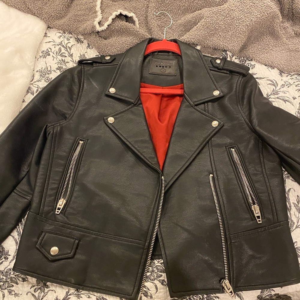 Black leather Jacket